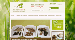 Desktop Screenshot of insectes-food.com